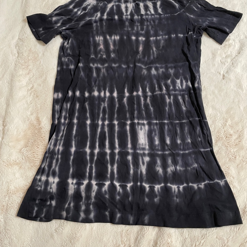 Anthropologie T.La brand Heidi mock neck tie-dye t-shirt dress NWT petite XL